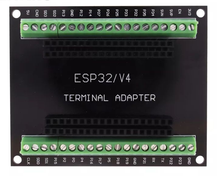 ESP32 microcontroller module terminal adapter 02