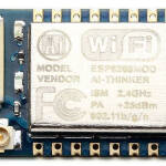ESP8266 WiFi module (ESP-07) bovenkant