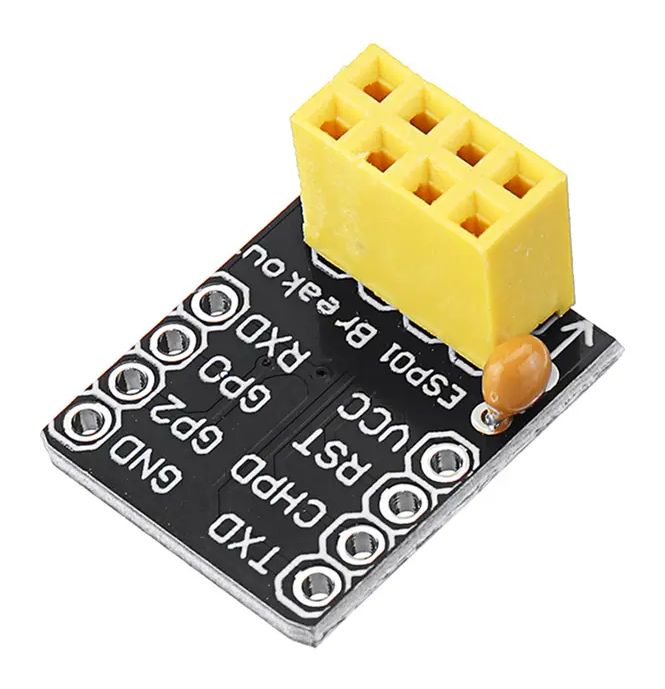 ESP8266 WiFi module ESP-01 adapter breadboard