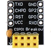 ESP8266 WiFi module ESP-01 adapter breadboard 02