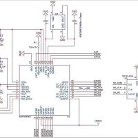 ESP8266 WiFi module ESP-12F schema