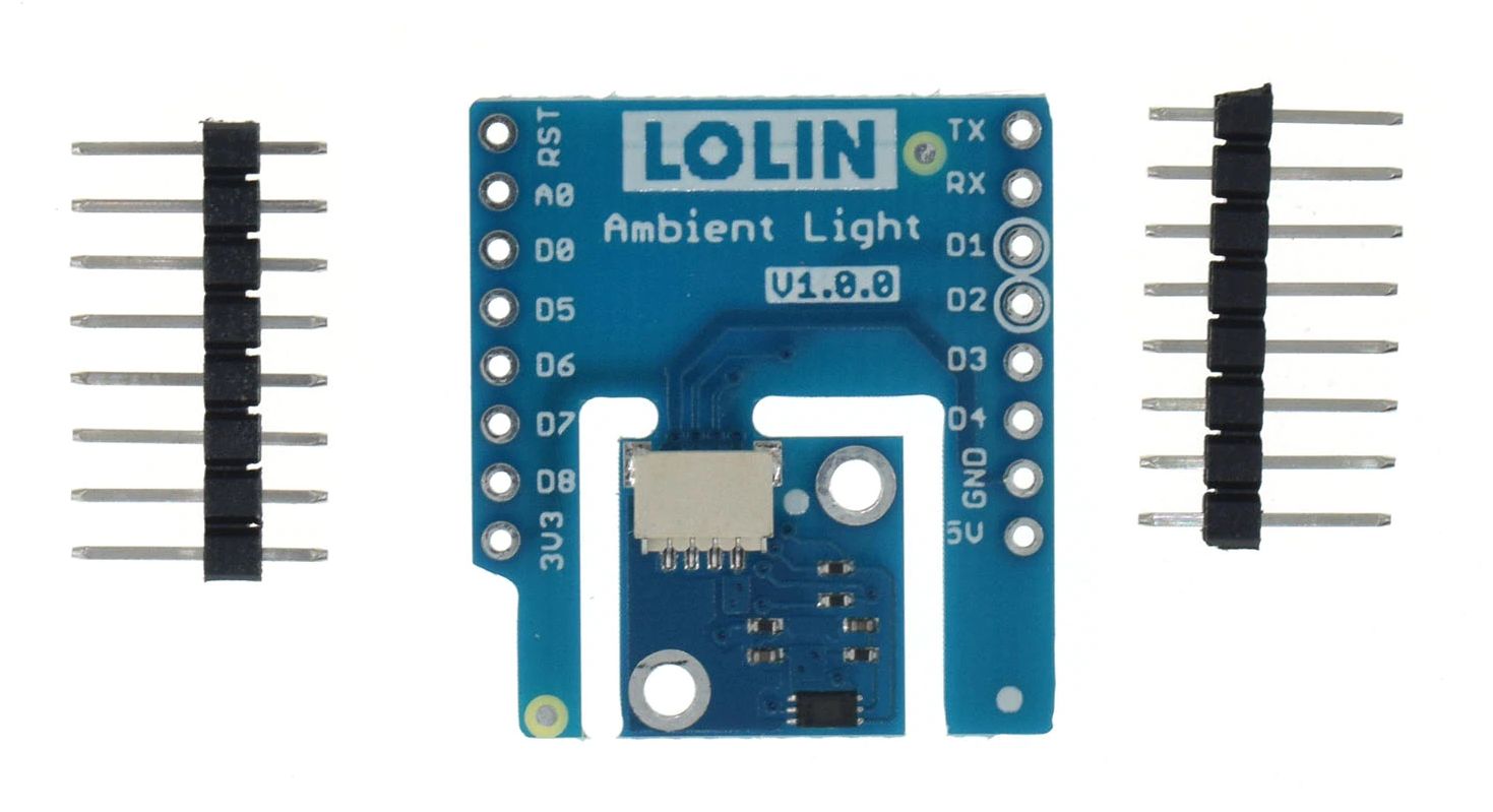 WEMOS D1 mini Lichtintensiteit sensor BH1750 Shield v1