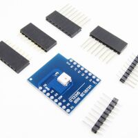 WEMOS D1 mini RGB WS2812B Shield met header pins