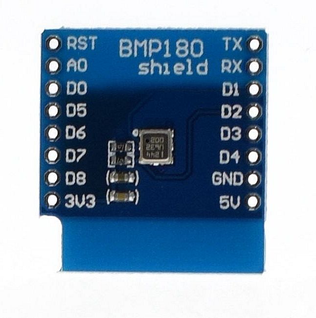 WEMOS D1 mini Temperatuur en luchtdruk sensor BMP180 Shield bovenkant