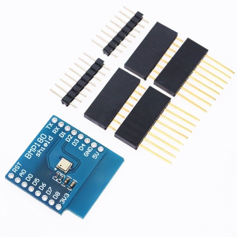 WEMOS D1 mini Temperatuur en luchtdruk sensor BMP180 Shield met header pins