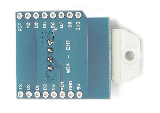 WEMOS D1 mini Temperatuur en vochtigheid sensor DHT22 Shield achterkant