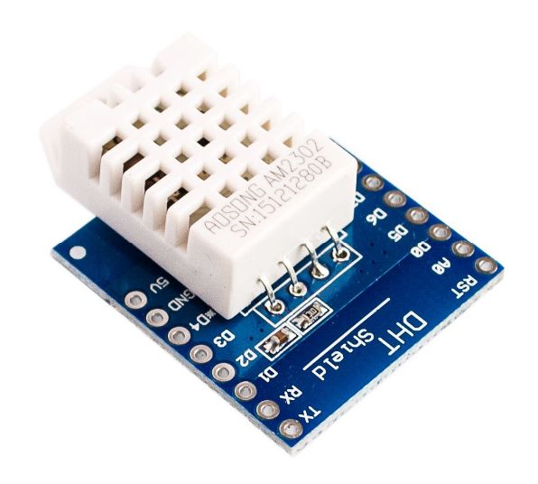 WEMOS D1 mini Temperatuur en vochtigheid sensor DHT22 Shield