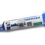 PCB soldeer masker UV inkt RoHS 10cc met stamper blauw LVH900-BY