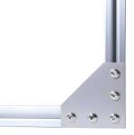 Hoekverbinder buitenkant L-type aluminium voor aluminium profiel 2020 voorbeeld