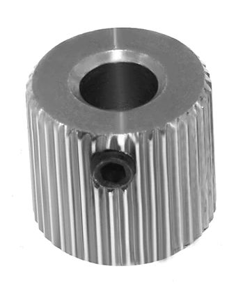 Extruder drive gear 40T 5mm gat RVS