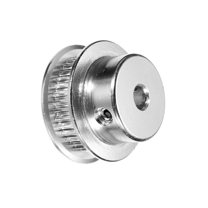 Pulley GT2-40 5mm aluminium zijkant