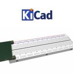Breadboard 400/830 PCB design template voor KiCad 6+