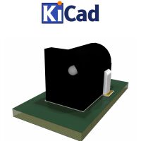 Connector BarrelJack 5.5x2.1 KiCad 6+