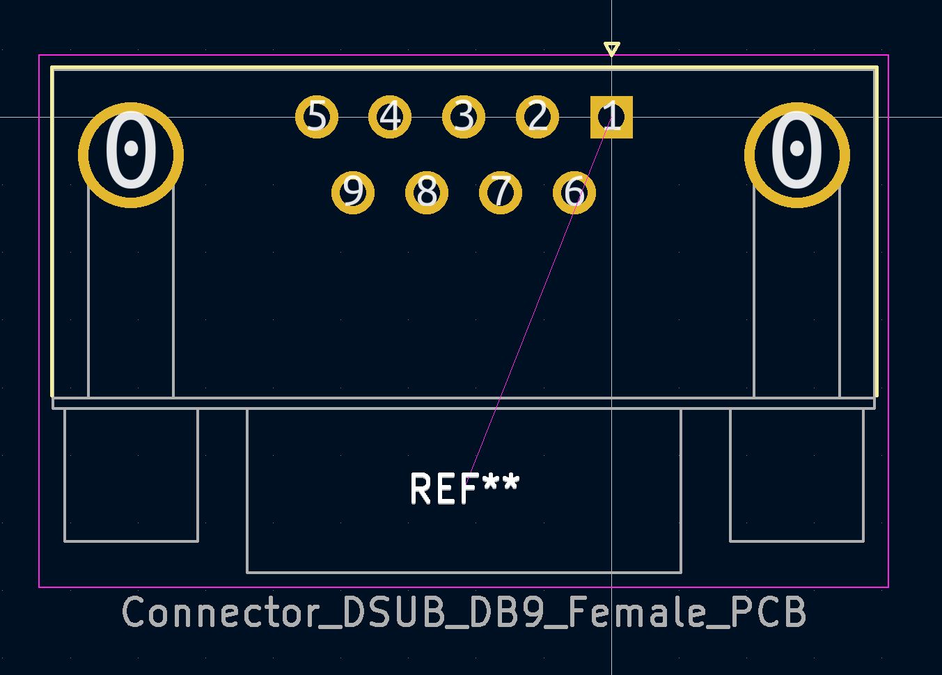 Connector_DSUB_DB9_Female_PCB 03