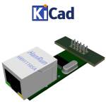 Module Ethernet LAN ENC28J60 Mini KiCad 6+