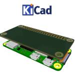 Raspberry Pi Zero W / Zero 2 W Hat 40P design template voor KiCad 6+