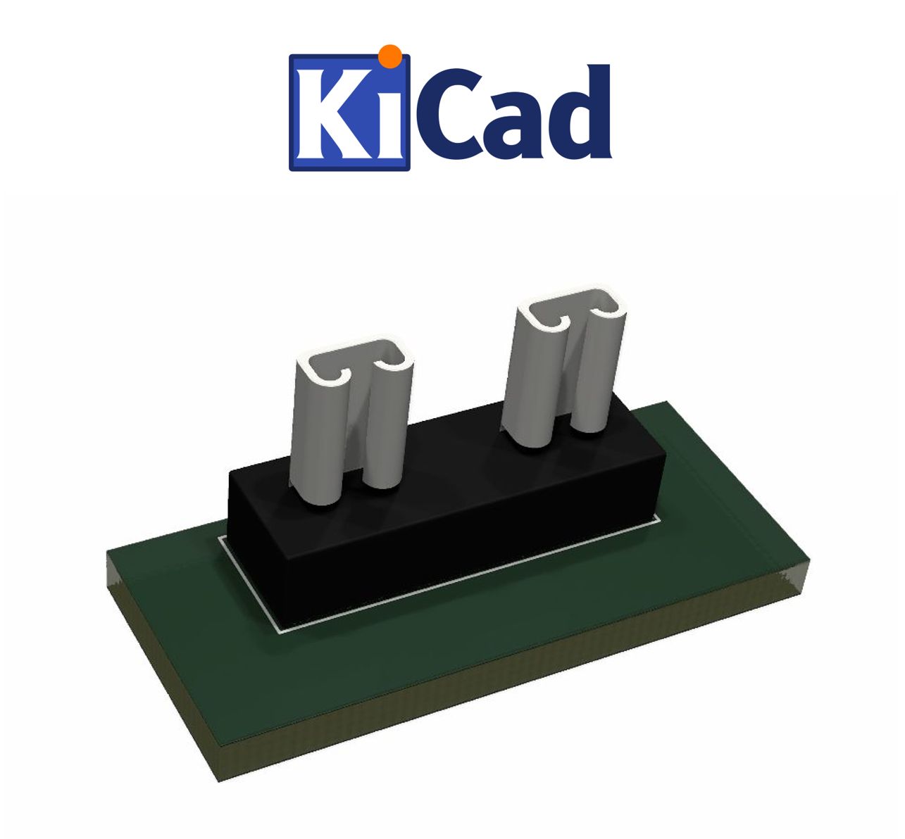 Zekering houder PCB voor zekering 32V max. mes mini KiCad 7+