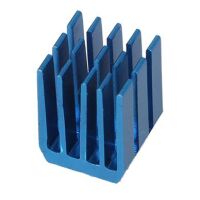 Heatsink 9x9x12mm Aluminium blauw 02