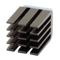 Heatsink 9x9x12mm Aluminium zwart 02