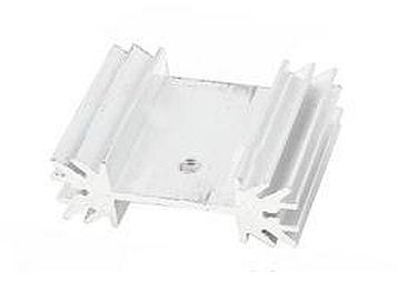 Heatsink 25x34x12mm Aluminium voor TO-220 met pinnen