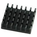 Heatsink 13x13x5mm zwart Aluminium