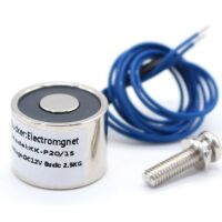 Elektromagneet 12V 2.5KG 20x15mm hoog BR20-15