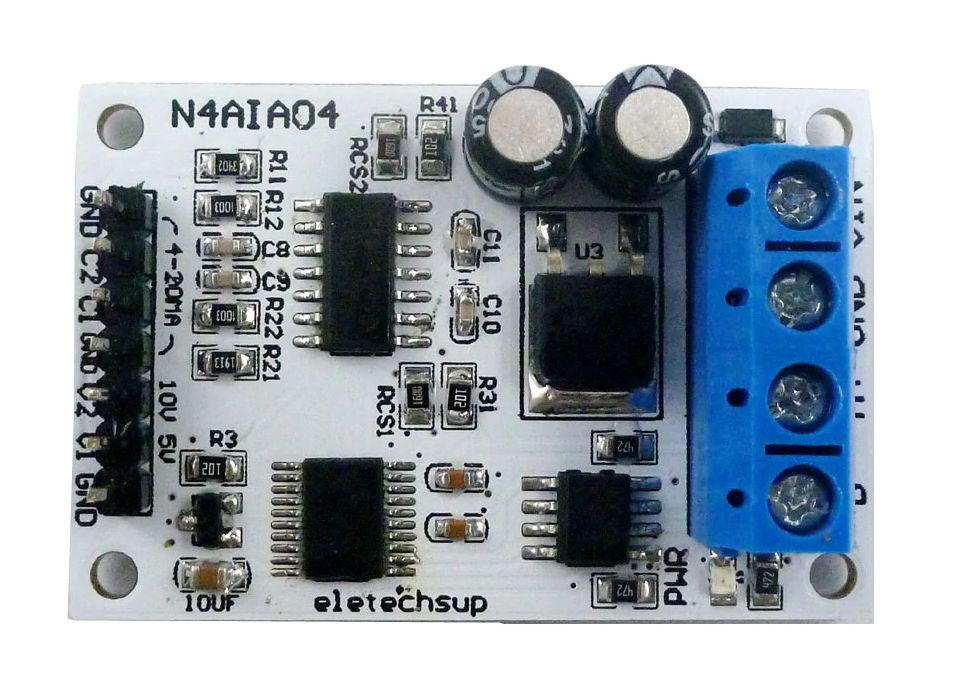 Modbus RS485 RTU DA converter N4AIA04 02