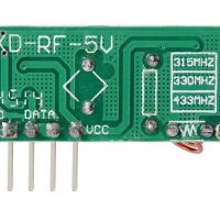 315MHz ontvanger achterkant