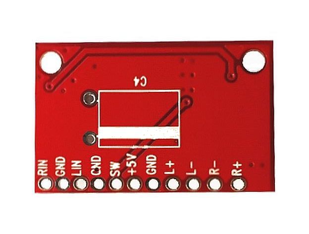 Audio versterker module 2x3W 2