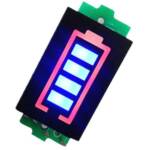 Battery Accu Li-Ion indicator blauw 04