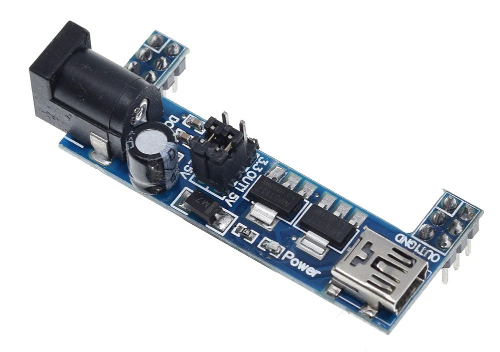 Breadboard Voeding module 3