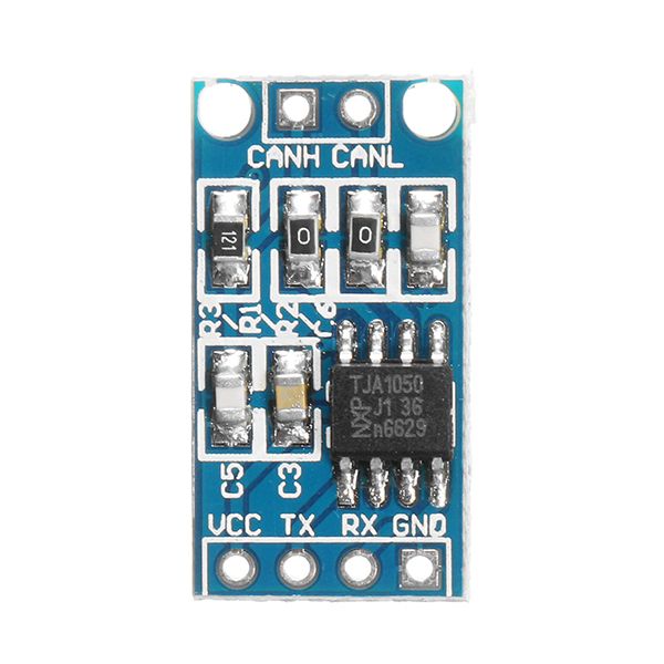 CAN bus naar RX-TX TTL naar omvormer module (TJA1050) bovenkant