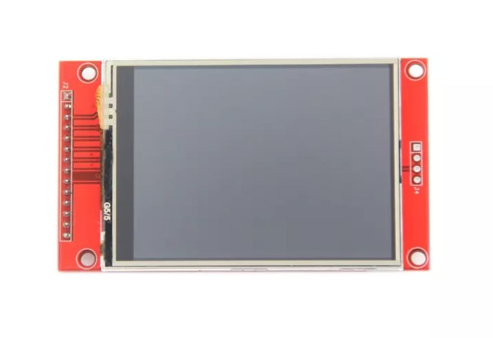 Display TFT 2.8" 240×320 SPI ILI9341 met XPT2046 touch screen en pin headers onder