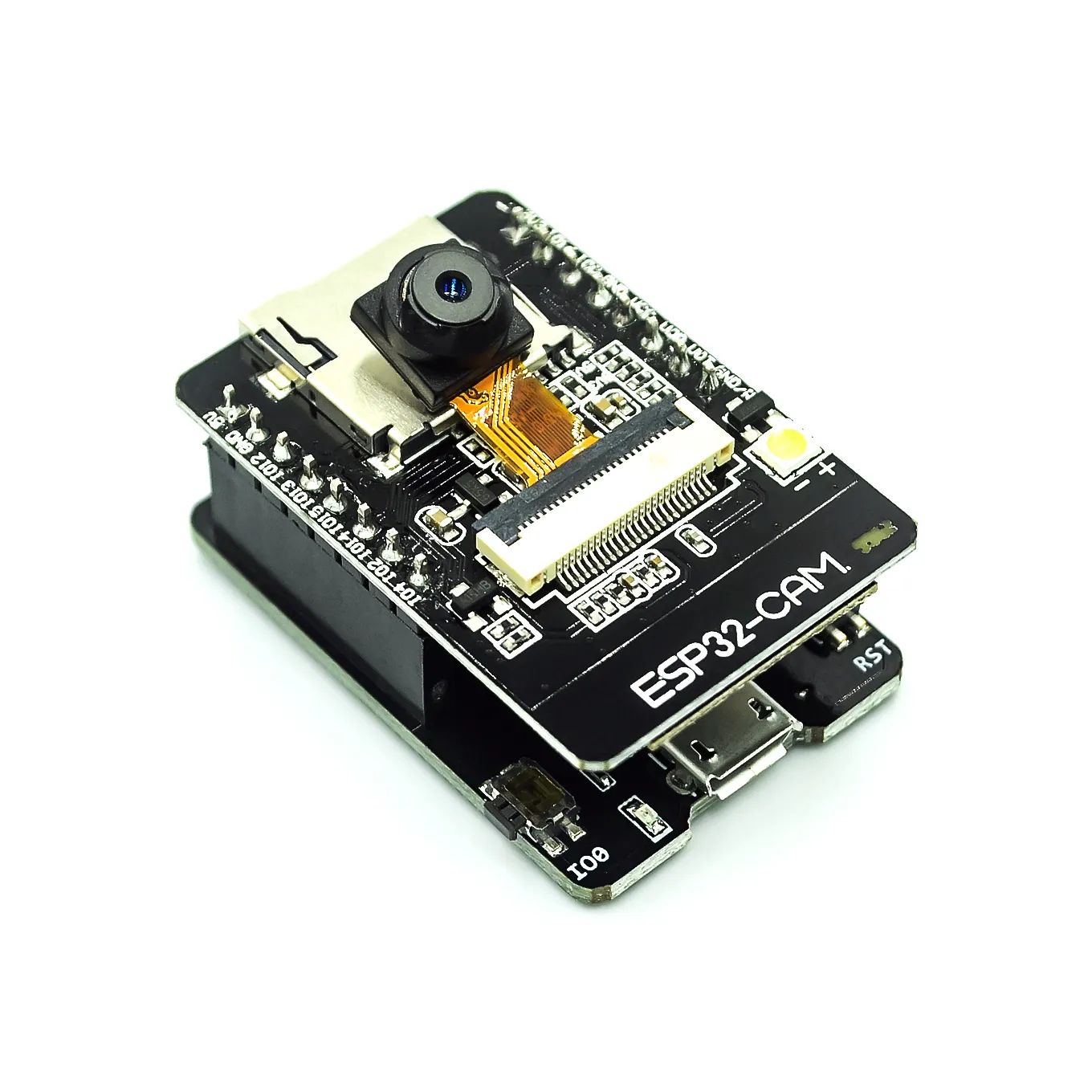 ESP32-CAM MCU WiFi Bluetooth 16 pins ESP-32S kit met OV2640 camera en basisplaat CH340 USB chip USB-micro