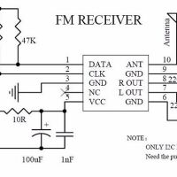 FM Stereo Radio Module I2C TEA5767 RRD-102BC schema