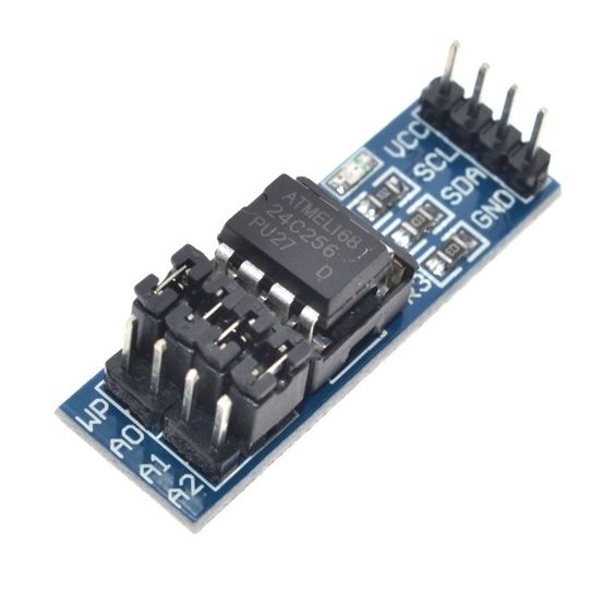 Geheugen module EEPROM 256Kbit 32KB I2C AT24C256 chip