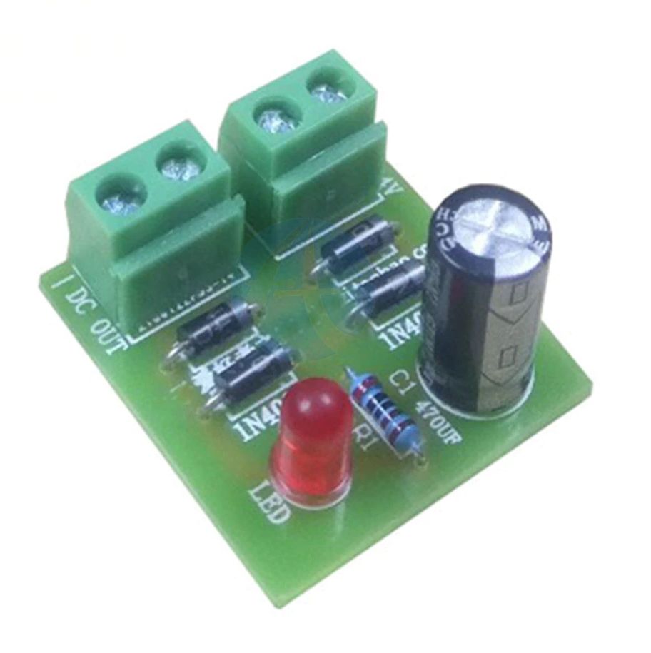 Gelijkrichterbrug module AC-DC 1A 3-18V bouwpakket