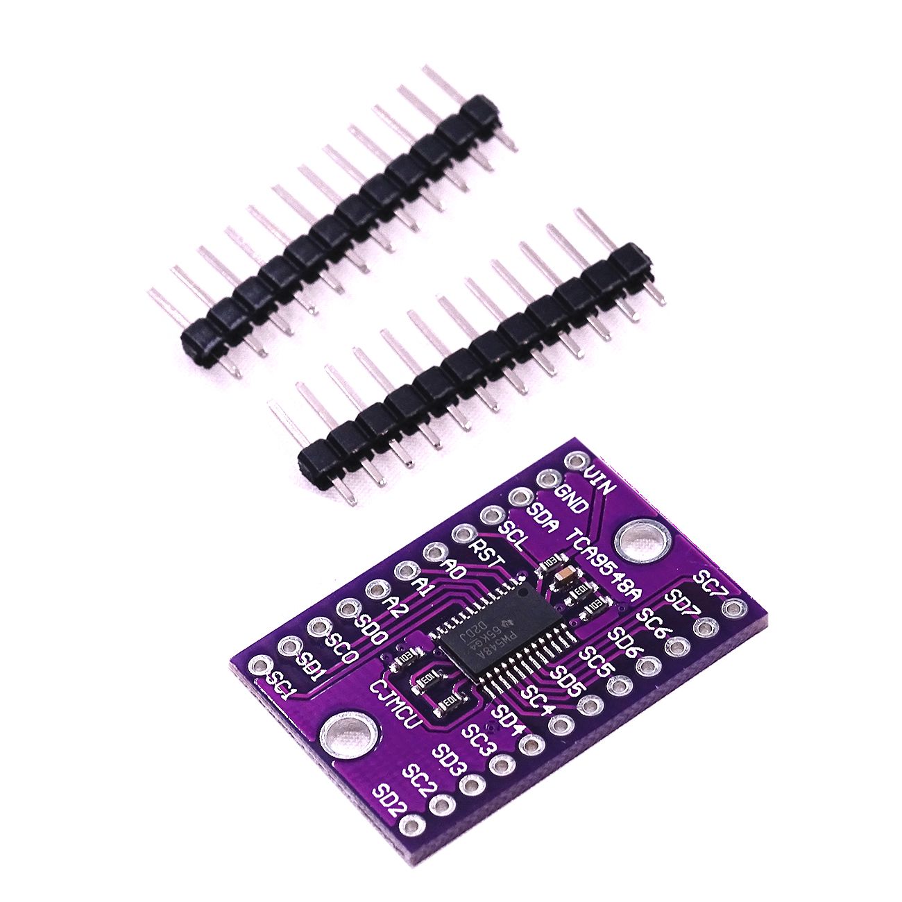 I2C multiplexer module (TCA9548A) headerpins