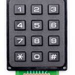 Keypad module 16 knoppen 3×4 zwart 02
