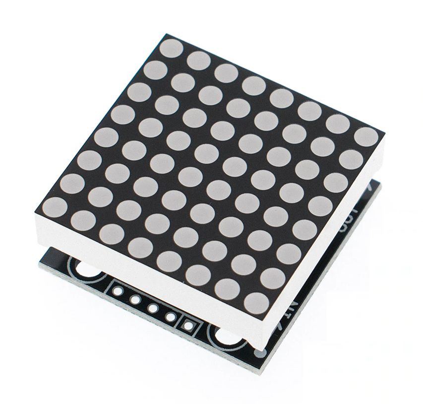 LED Matrix display 8×8 Dots Rood MAX7219 SMD versie