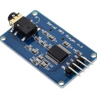 MP3-speler module ondersteunt SD-card UART YX5300 02