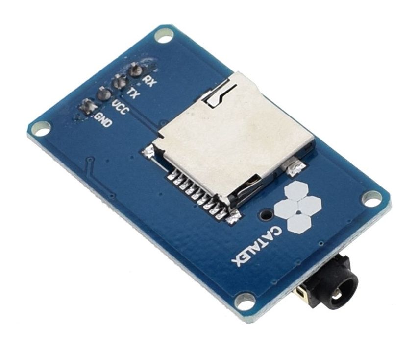 MP3-speler module ondersteunt SD-card UART YX5300 03