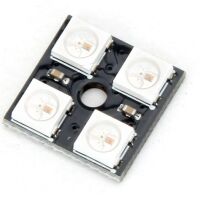 RGB LED module 4-bit vierkant met WS2812 chip (NeoPixel)