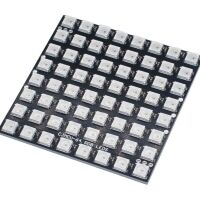 RGB LED module 8x8 64-bit vierkant met WS2812 chip (NeoPixel)