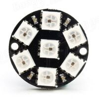 RGB LED 7-bit NeoPixel cirkel (WS2812) bovenkant