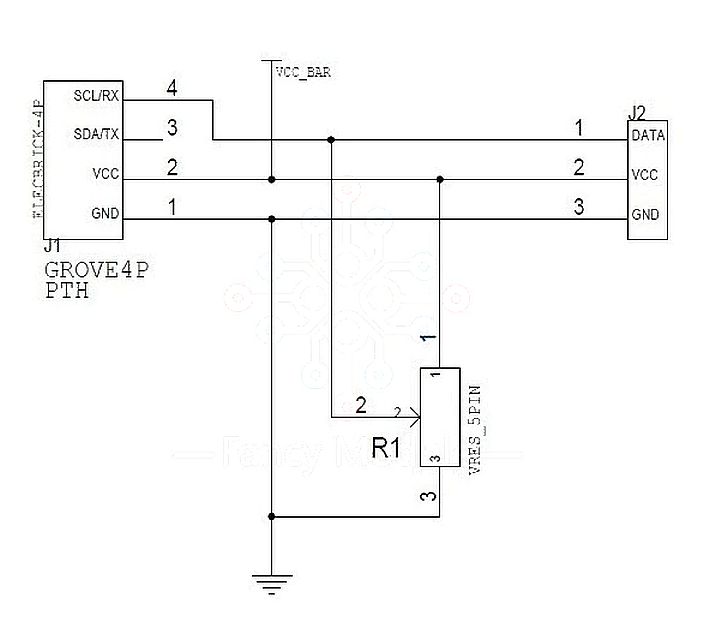 Potmeter draaiknop module 10K ohm RV09 schema