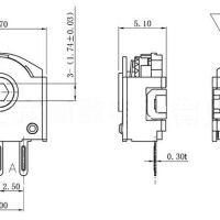 Rotary encoder verticaal gat 1