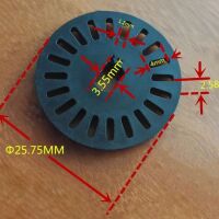 Rotary encoder wiel 20 gaten kuststof zwart afmetingen wiel