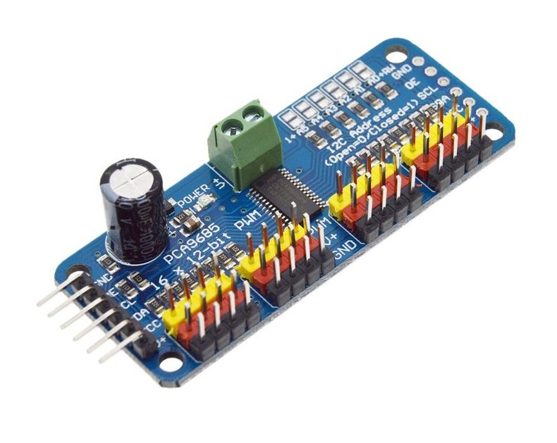 Servo motor driver PWM 16 Kanaals 12-bit I2C PCA9685