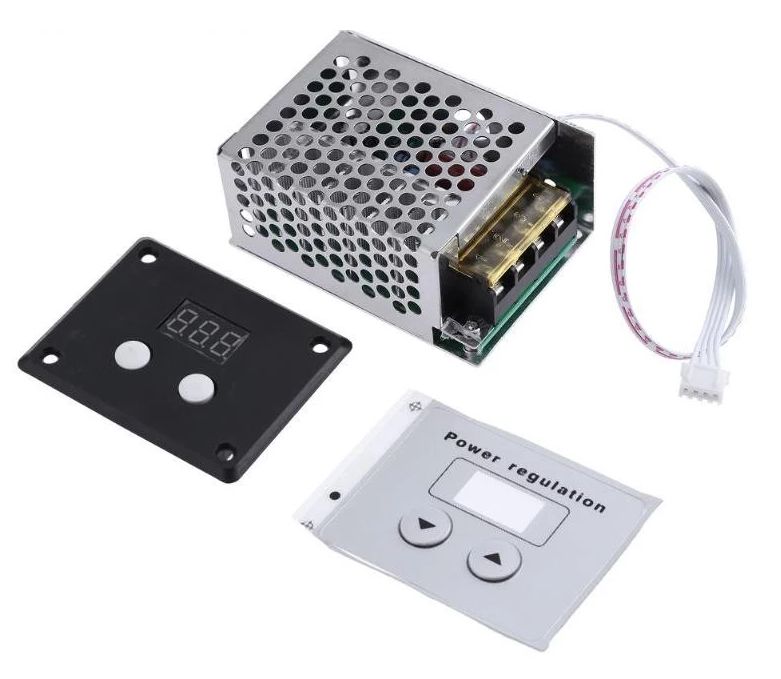 Spanningsregelaar dimmer toerental regelaar module SCR 220VAC 16A 4000W digitaal 03